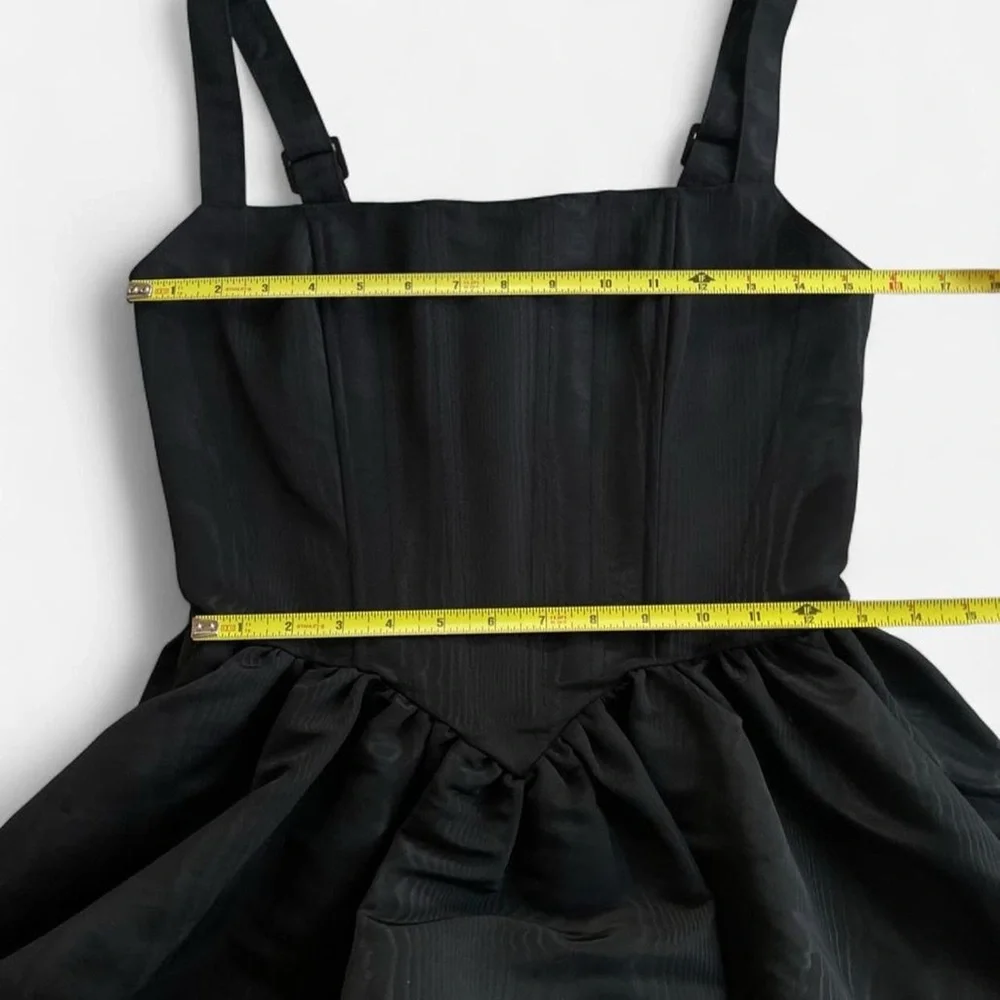 Dolls Kill Sugar Thrillz NWT Magic Moves Black Corset Mini Dress Size L - Picture 8 of 8